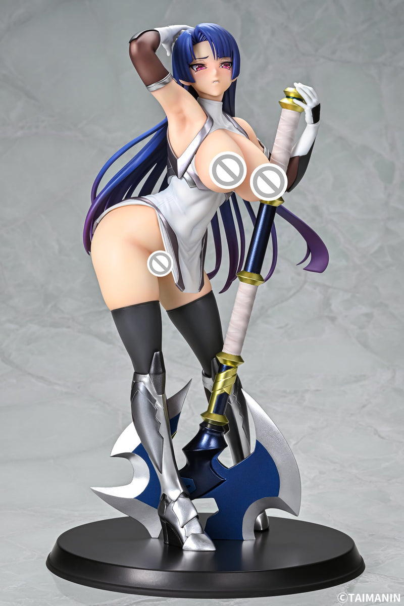 Q-Six Taimanin RPGX Awaki Wakamurasaki Yatsu Murasaki 1/6 Figura OFICIAL DE JAPÓN
