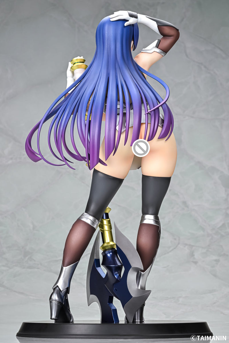 Q-Six Taimanin RPGX Awaki Wakamurasaki Yatsu Murasaki 1/6 Figura OFICIAL DE JAPÓN