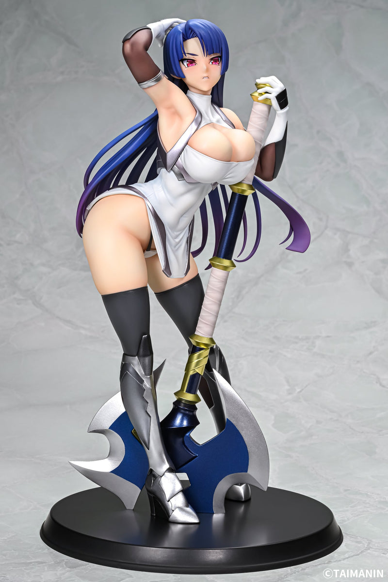 Q-Six Taimanin RPGX Awaki Wakamurasaki Yatsu Murasaki 1/6 Figura OFICIAL DE JAPÓN