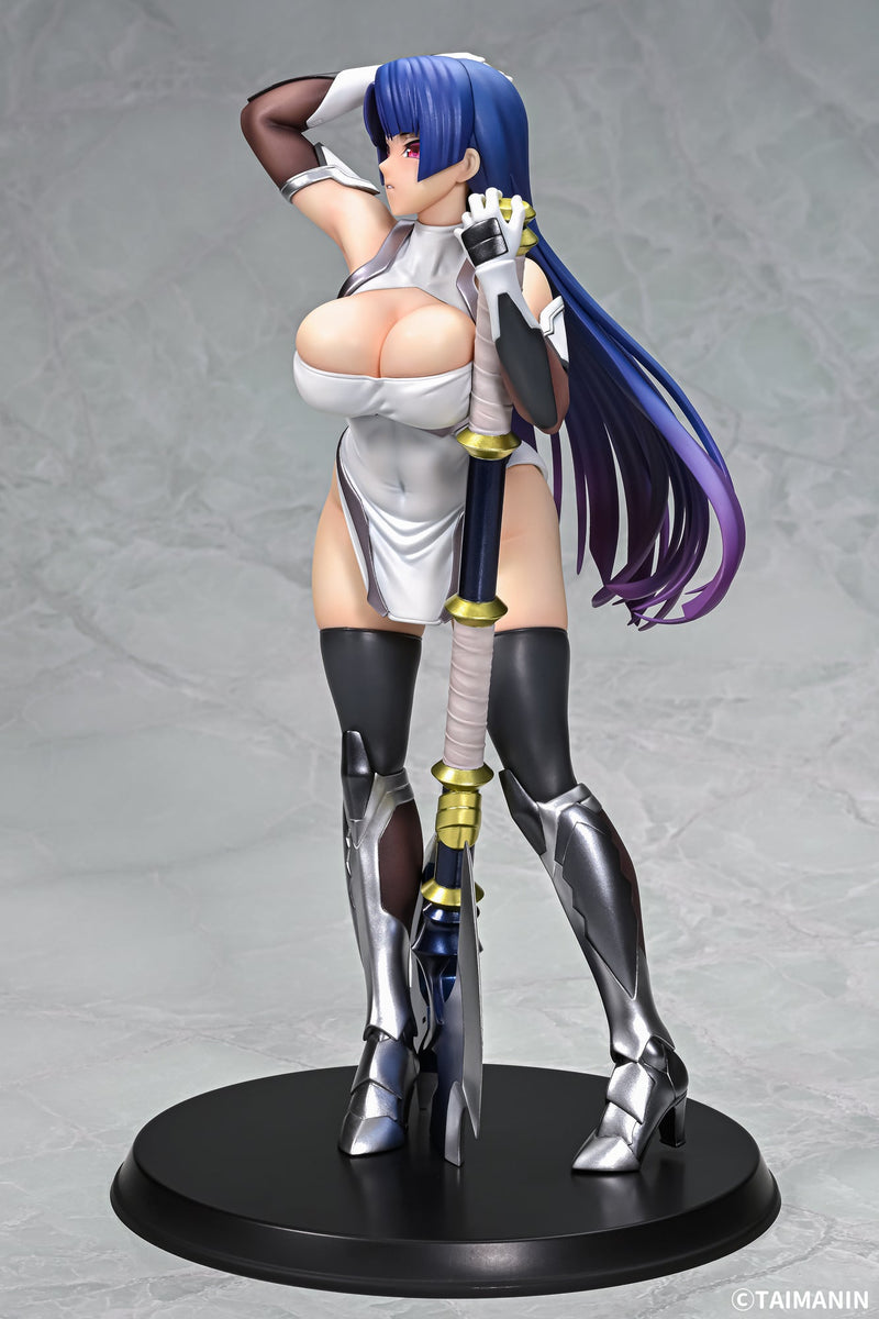 Q-Six Taimanin RPGX Awaki Wakamurasaki Yatsu Murasaki 1/6 Figura OFICIAL DE JAPÓN