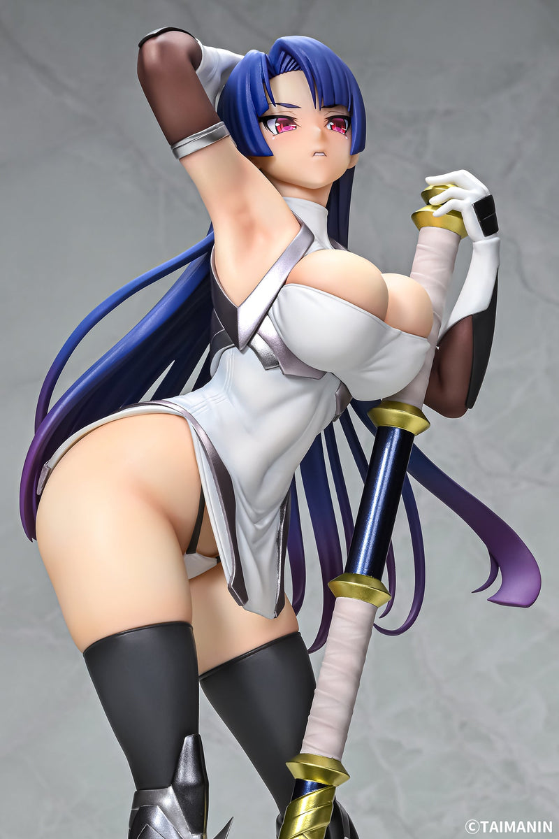 Q-Six Taimanin RPGX Awaki Wakamurasaki Yatsu Murasaki 1/6 Figura OFICIAL DE JAPÓN