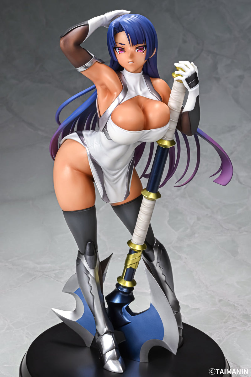 Q-Six Taimanin RPGX Awaki Wakamurasaki Yatsu Murasaki Sun Tan ver. 1/6 figura