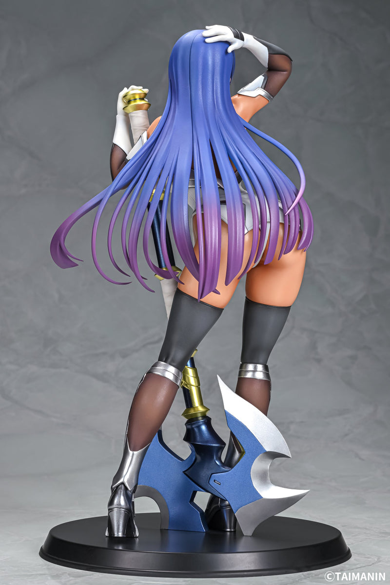 Q-Six Taimanin RPGX Awaki Wakamurasaki Yatsu Murasaki Sun Tan ver. 1/6 figura