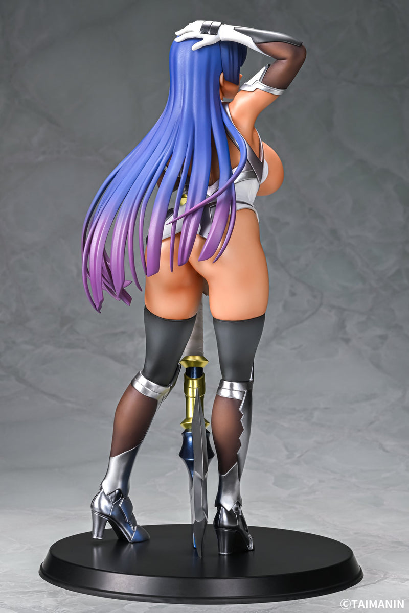 Q-Six Taimanin RPGX Awaki Wakamurasaki Yatsu Murasaki Sun Tan ver. 1/6 figura