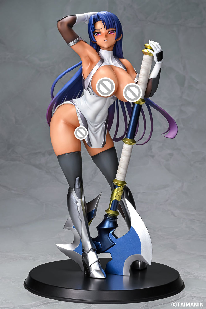 Q-Six Taimanin RPGX Awaki Wakamurasaki Yatsu Murasaki Sun Tan ver. 1/6 figura