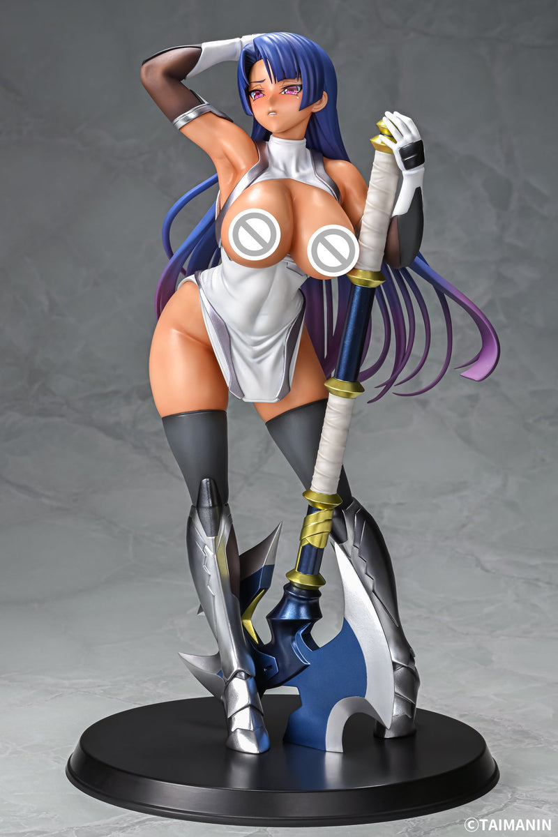 Q-Six Taimanin RPGX Awaki Wakamurasaki Yatsu Murasaki Sun Tan ver. 1/6 figura