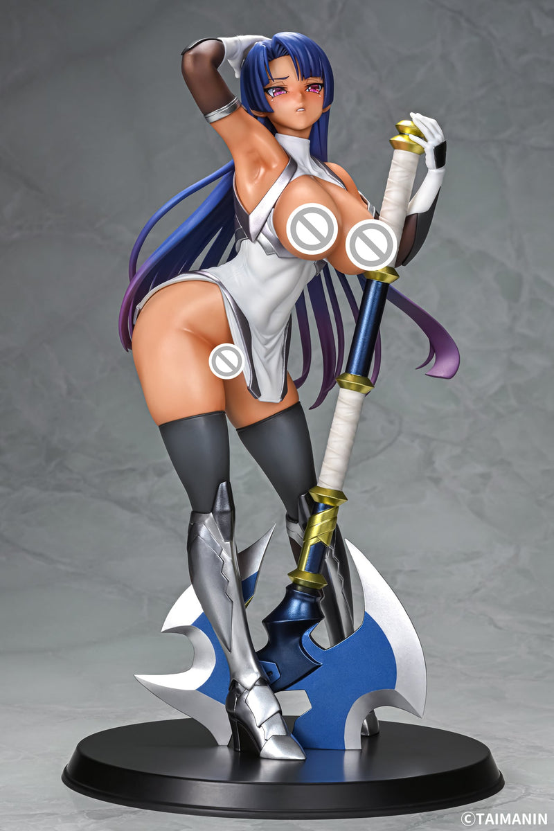 Q-Six Taimanin RPGX Awaki Wakamurasaki Yatsu Murasaki Sun Tan ver. 1/6 figura