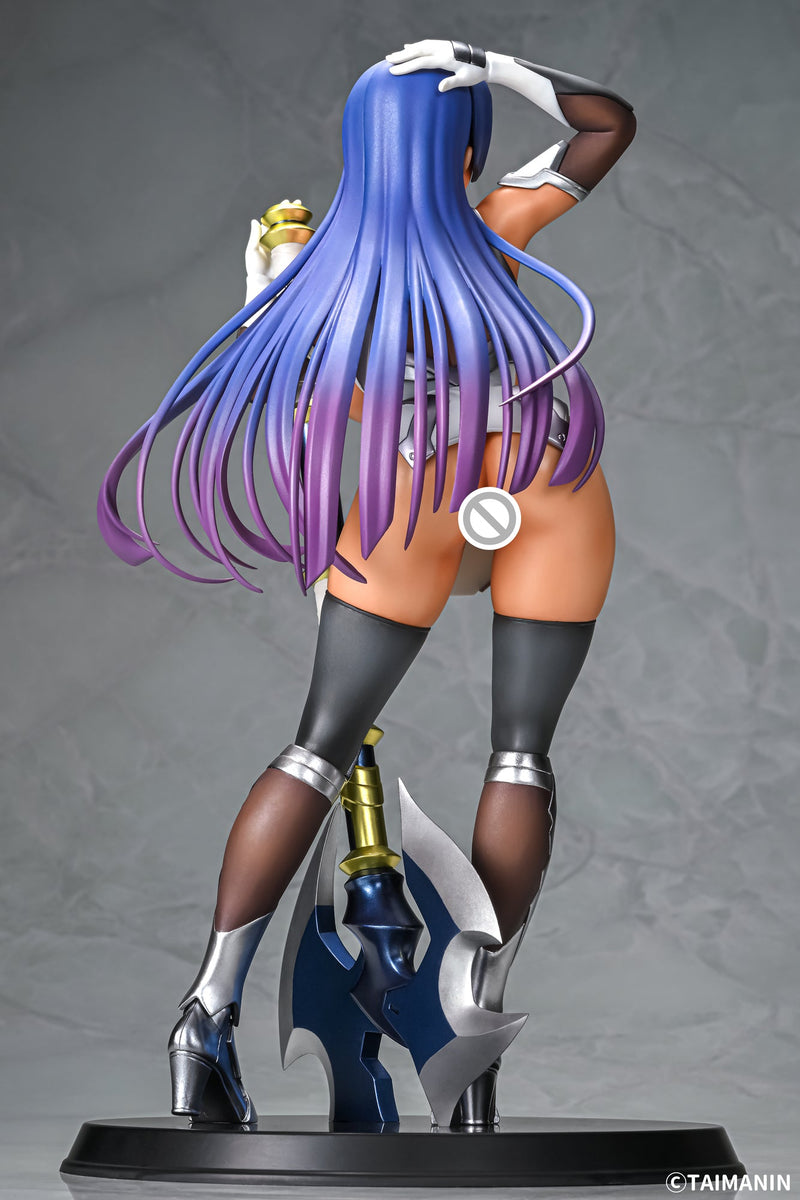 Q-Six Taimanin RPGX Awaki Wakamurasaki Yatsu Murasaki Sun Tan ver. 1/6 figura