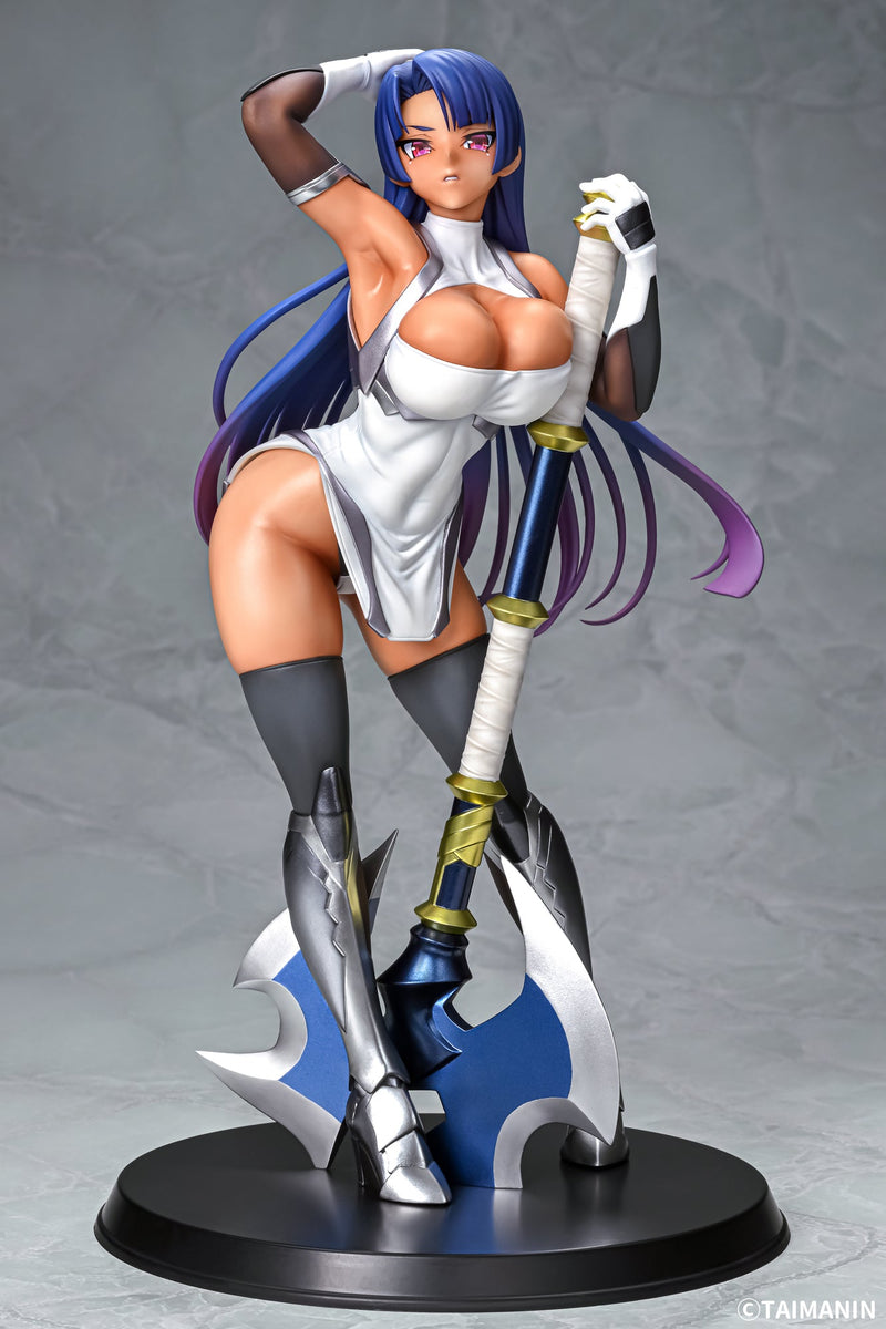 Q-Six Taimanin RPGX Awaki Wakamurasaki Yatsu Murasaki Sun Tan ver. 1/6 figura