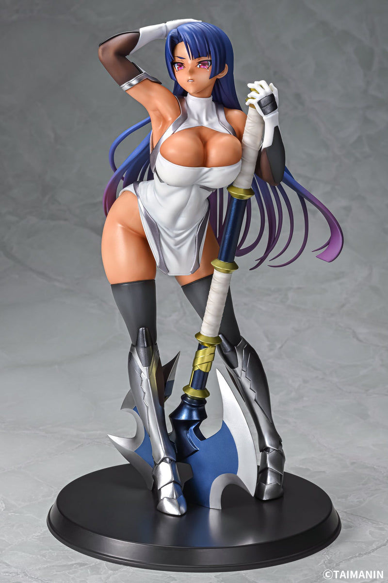 Q-Six Taimanin RPGX Awaki Wakamurasaki Yatsu Murasaki Sun Tan ver. 1/6 figura