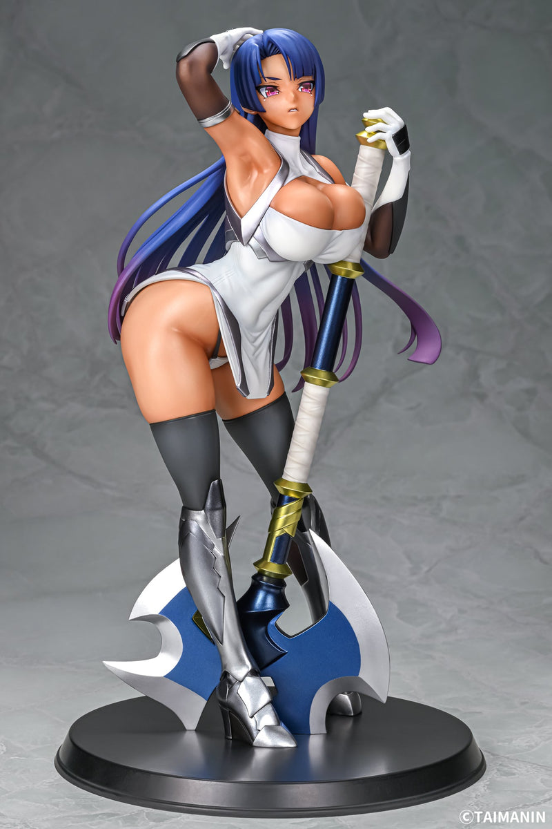 Q-Six Taimanin RPGX Awaki Wakamurasaki Yatsu Murasaki Sun Tan ver. 1/6 figura