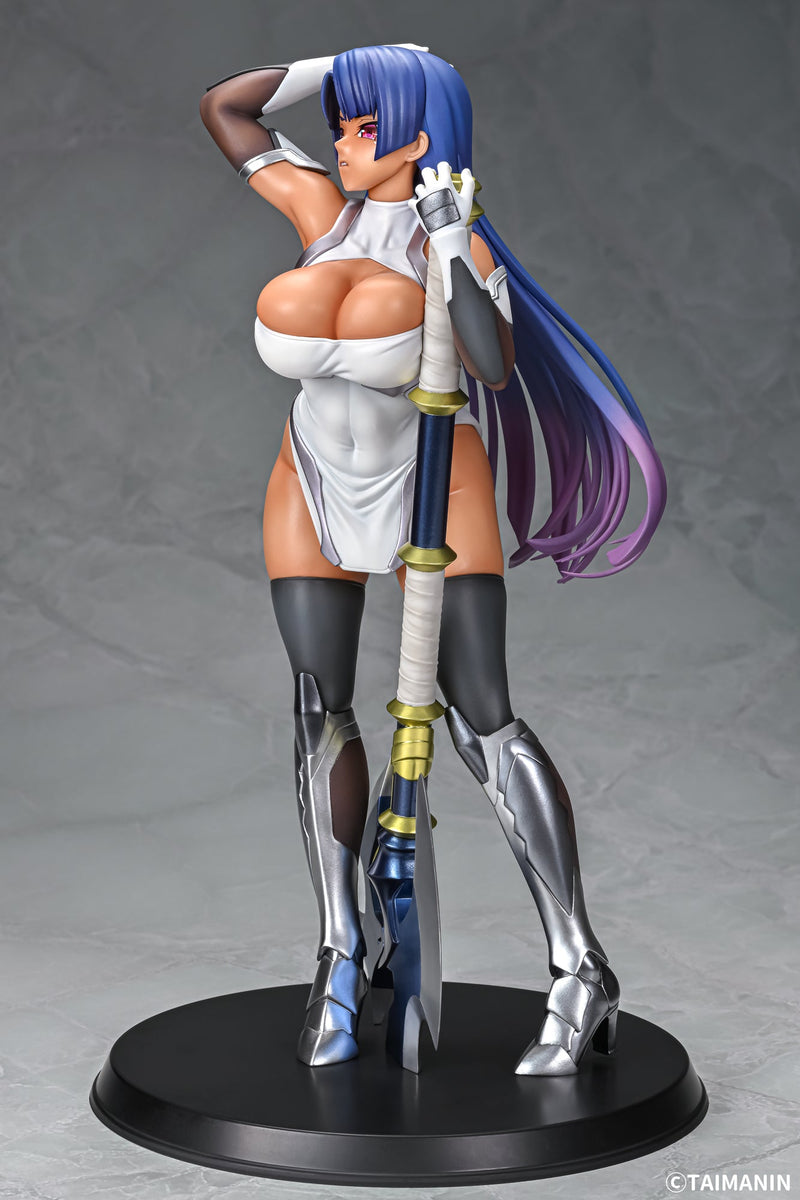 Q-Six Taimanin RPGX Awaki Wakamurasaki Yatsu Murasaki Sun Tan ver. 1/6 figura