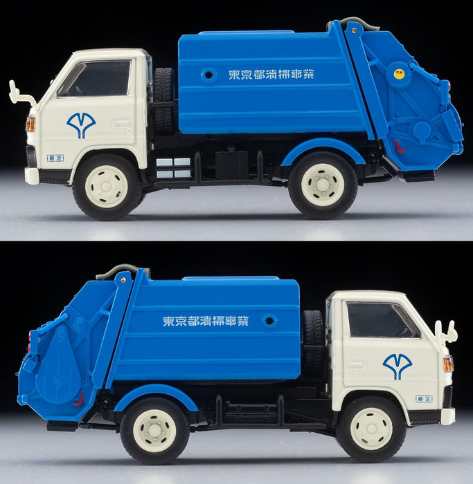 Tomica Limited Vintage NEO LV-N343a Fusou Canter Garbage Truck White Blue 1/64