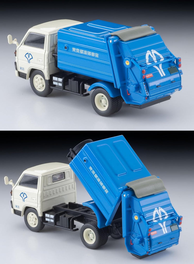 Tomica Limited Vintage NEO LV-N343a Fusou Canter Garbage Truck White Blue 1/64