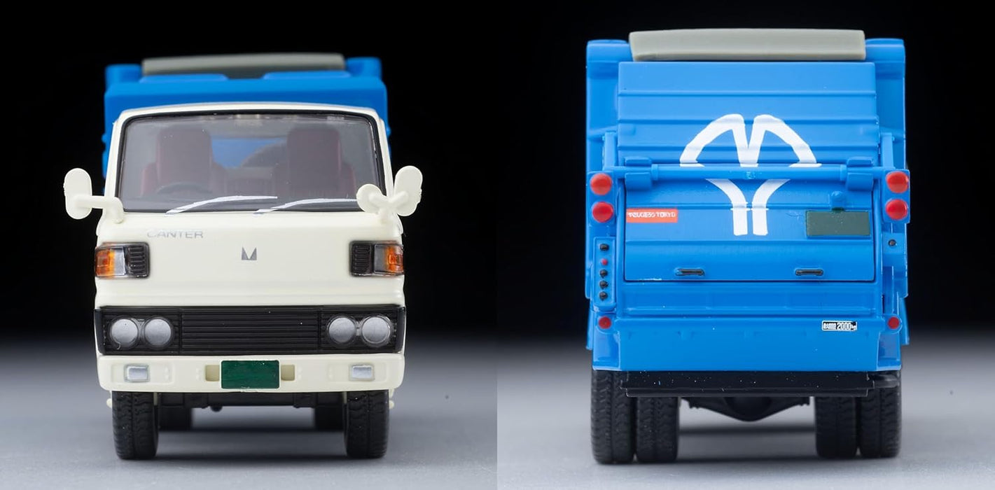 Tomica Limited Vintage NEO LV-N343a Fusou Canter Garbage Truck White Blue 1/64