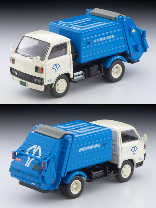 Tomica Limited Vintage NEO LV-N343a Fusou Canter Garbage Truck White Blue 1/64