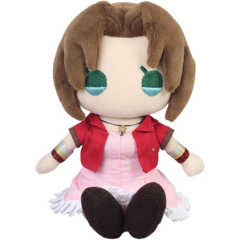 Square Enix Final Fantasy VII Remake Aerith Gainsborough Plush Doll JAPAN