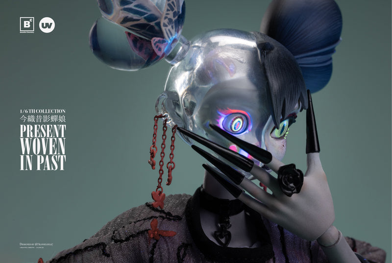 Hermosa química x 127 TEJIDO EN EL PASADO Biwa Hagoromo Musume 1/6 Figura de acción