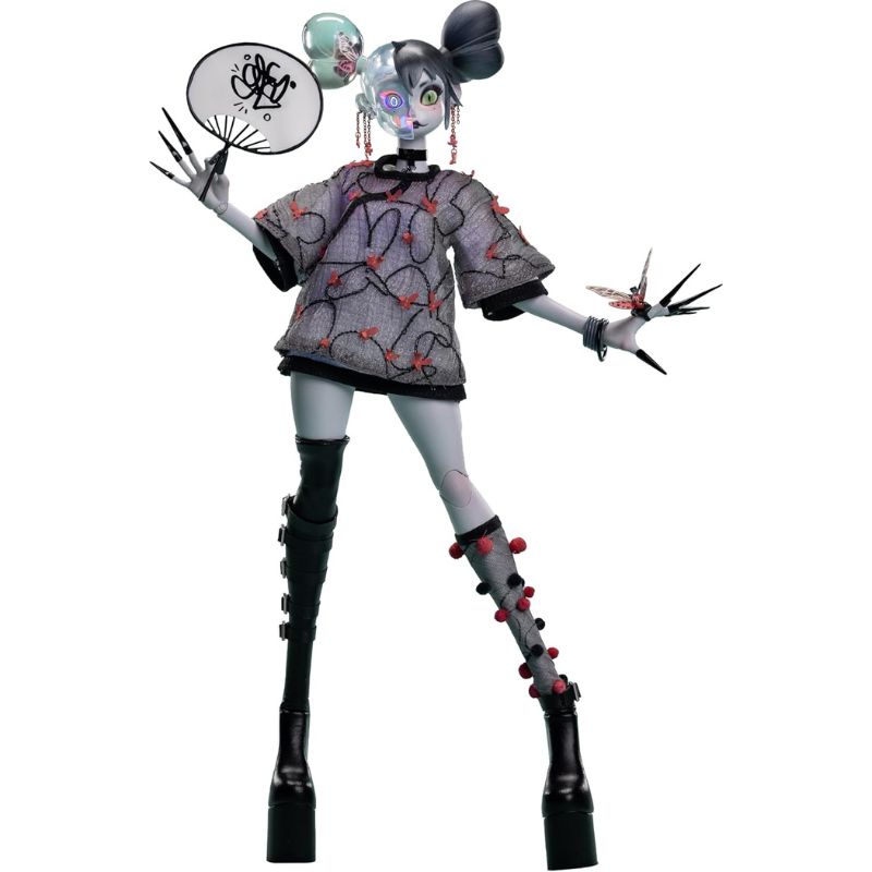 Beautiful Chemistry x 127 WOVEN IN PAST Biwa Hagoromo Musume 1/6 Action Figure