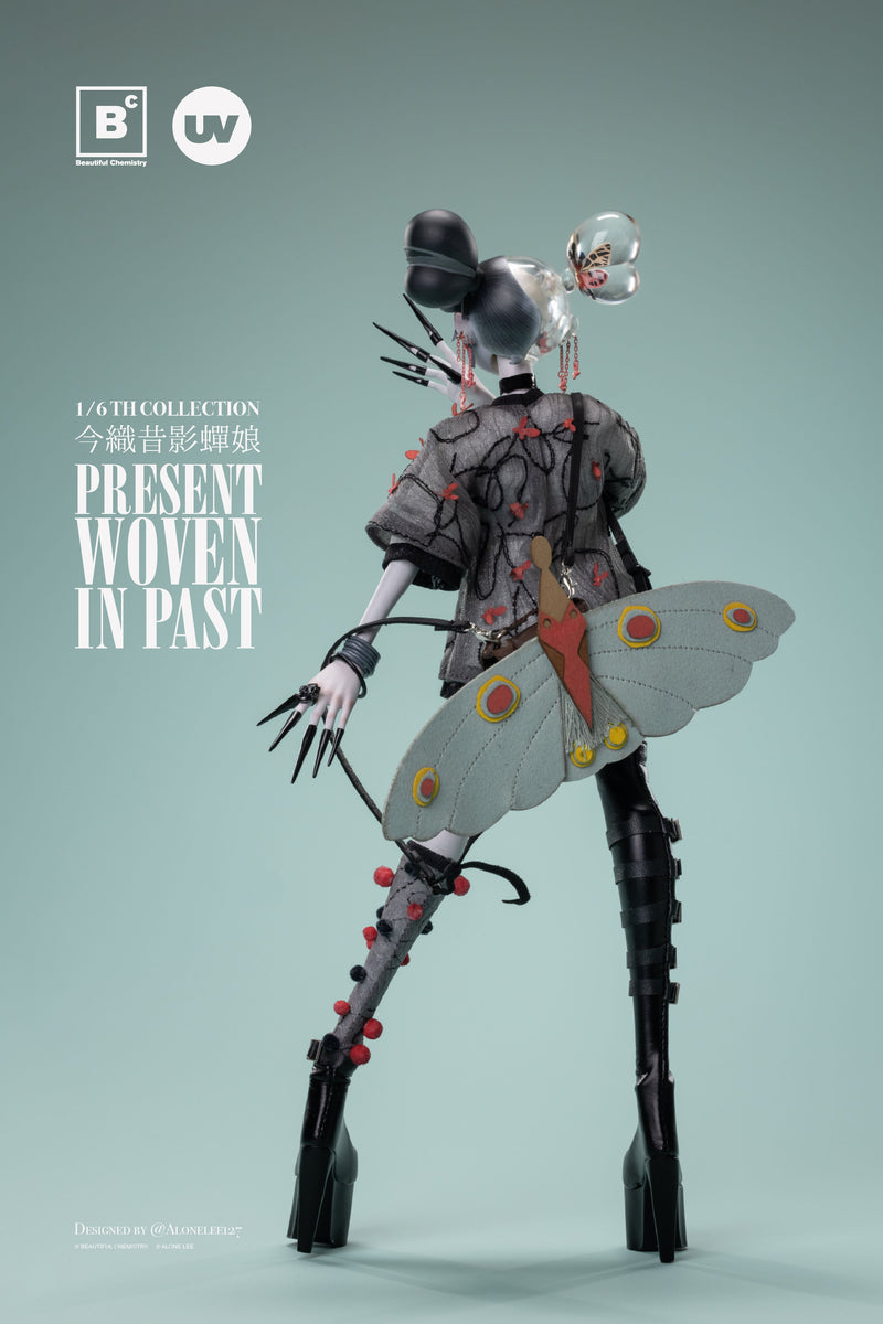 Hermosa química x 127 TEJIDO EN EL PASADO Biwa Hagoromo Musume 1/6 Figura de acción