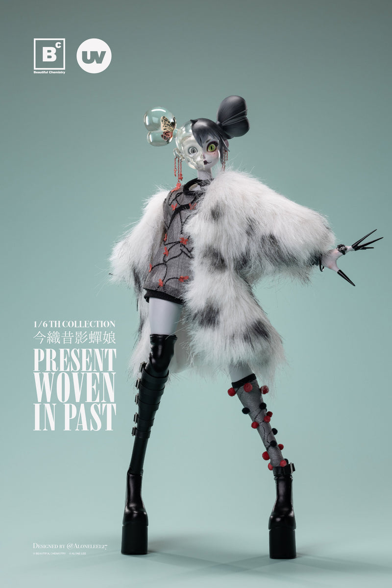 Hermosa química x 127 TEJIDO EN EL PASADO Biwa Hagoromo Musume 1/6 Figura de acción