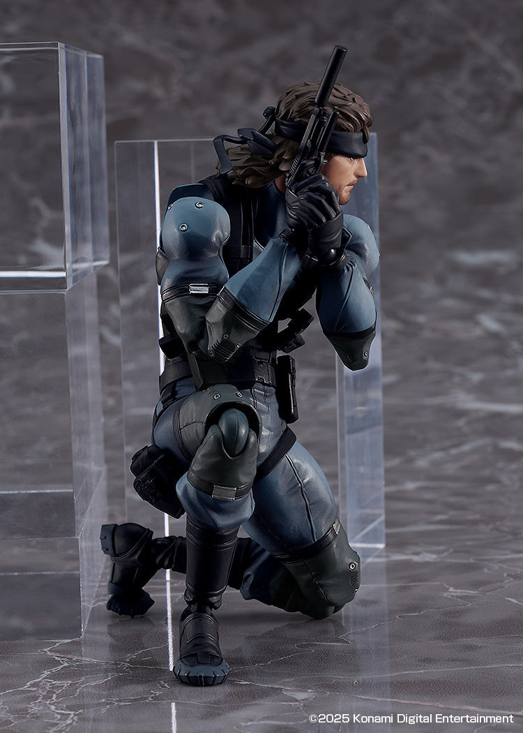 Metal Gear Solid 2 Sons of Liberty Solid Snake MGS2 ver. Figura da edição atualizada