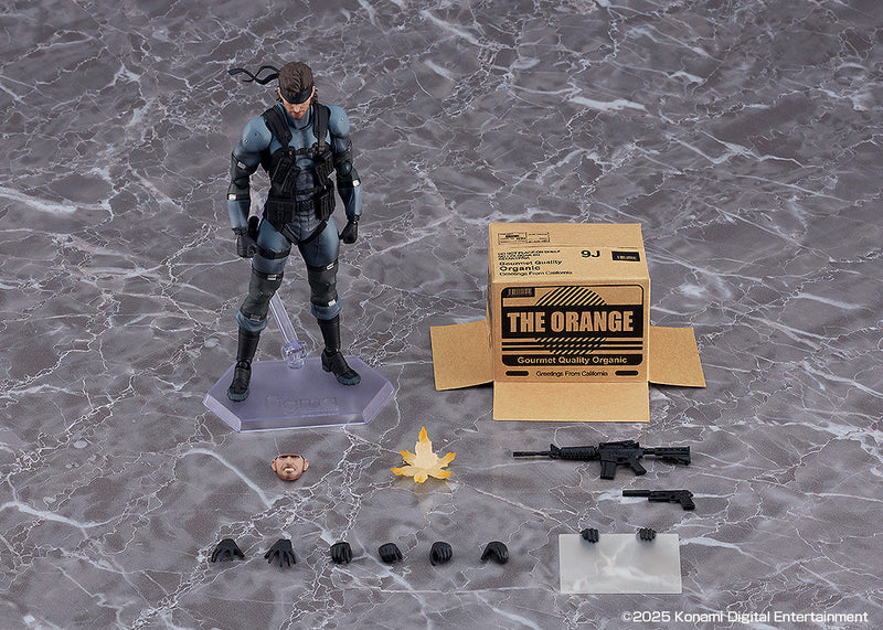 Metal Gear Solid 2 Sons of Liberty Solid Snake MGS2 ver. Figura da edição atualizada