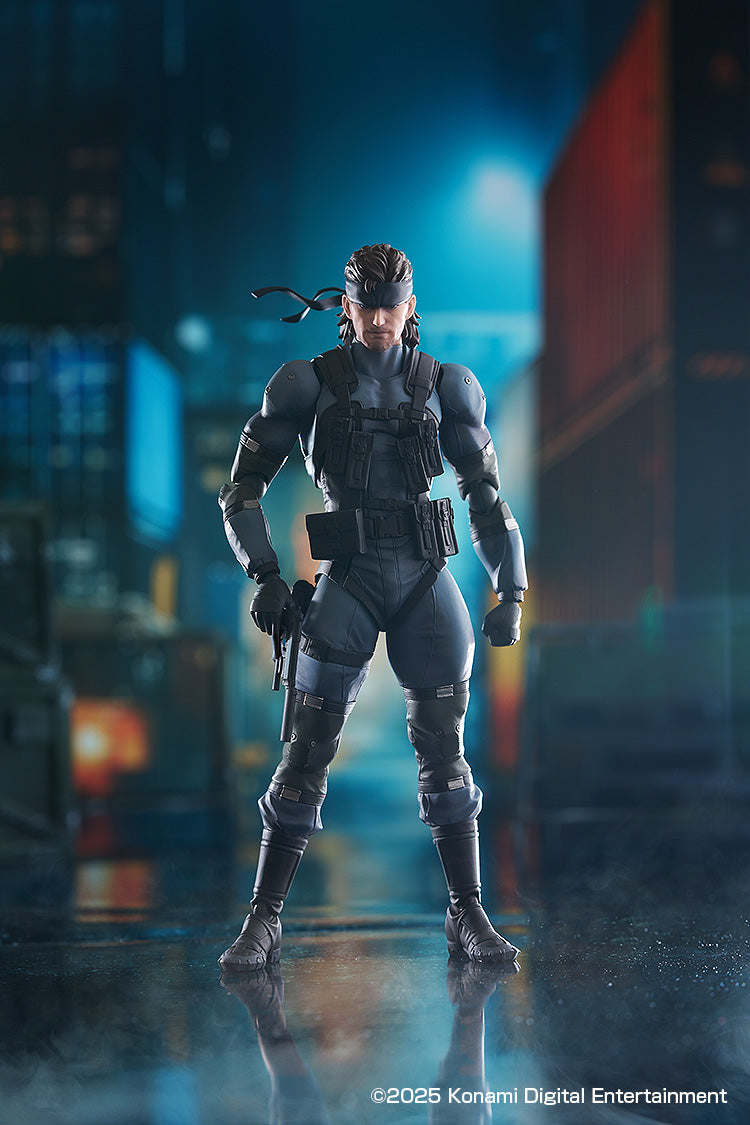 Metal Gear Solid 2 Sons of Liberty Solid Snake MGS2 ver. Figura da edição atualizada
