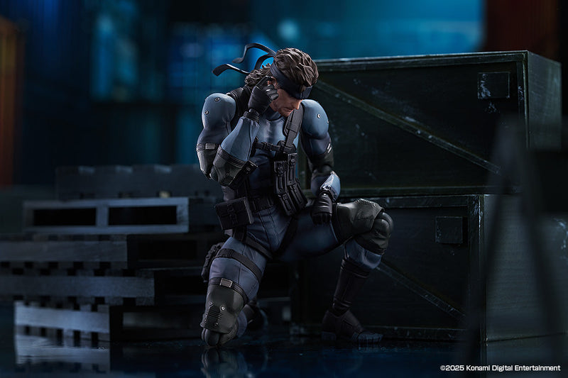 Metal Gear Solid 2 Sons of Liberty Solid Snake MGS2 ver. Figura da edição atualizada