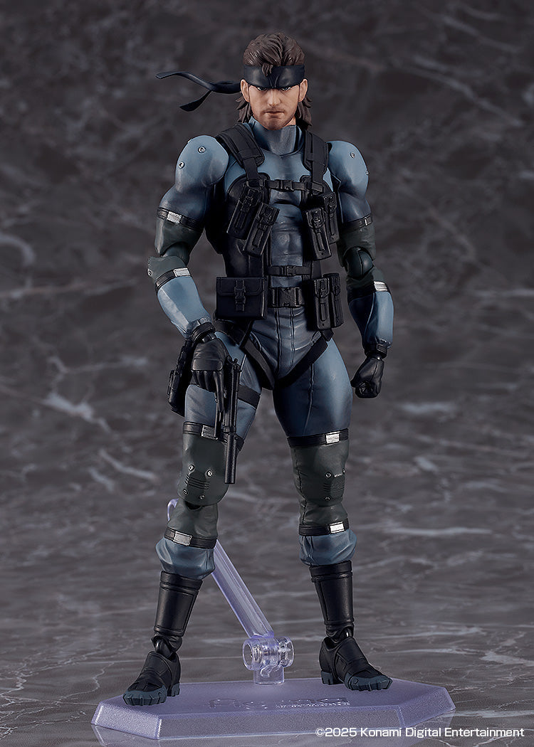 Metal Gear Solid 2 Sons of Liberty Solid Snake MGS2 ver. Figura da edição atualizada