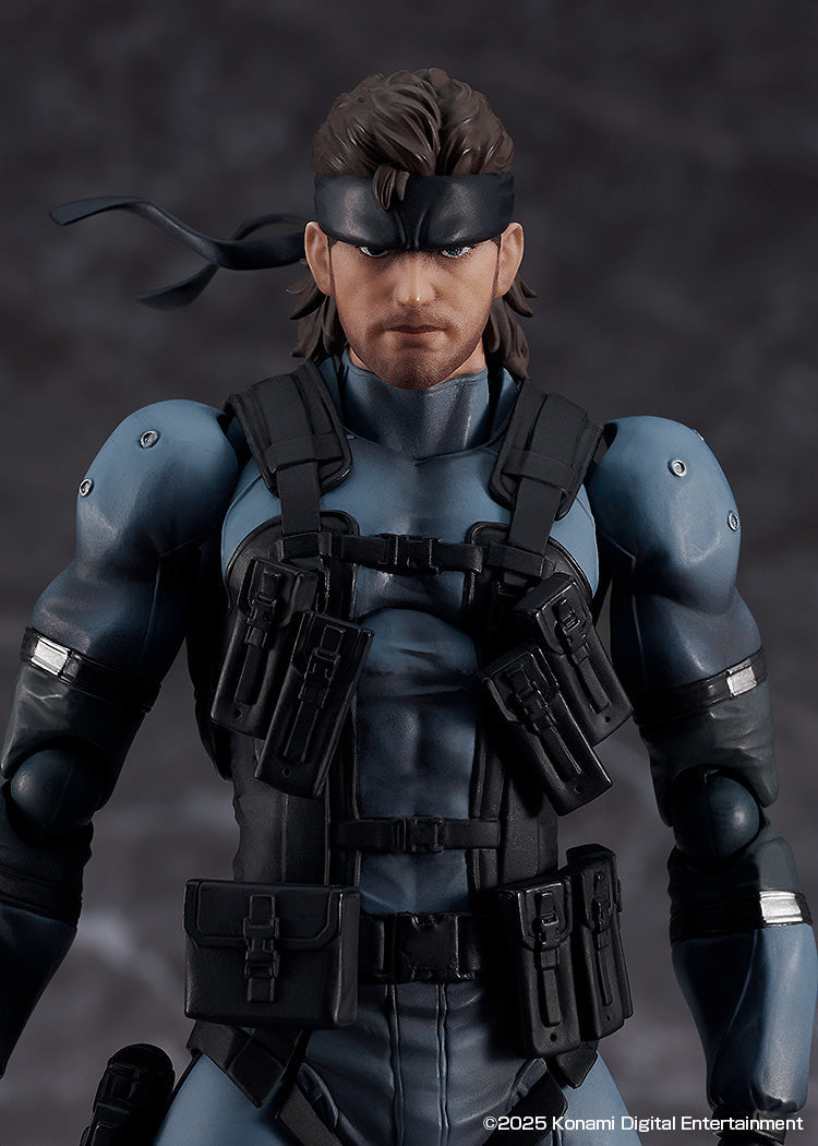 Metal Gear Solid 2 Sons of Liberty Solid Snake MGS2 ver. Figura da edição atualizada