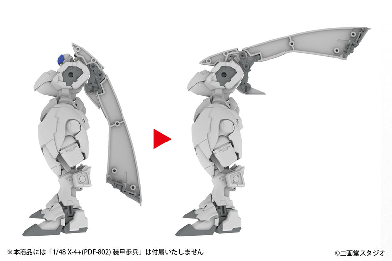 Juego de expansión, ala de ángel de infantería blindada, granada M51 y kit modelo DSG12SMG 1/48