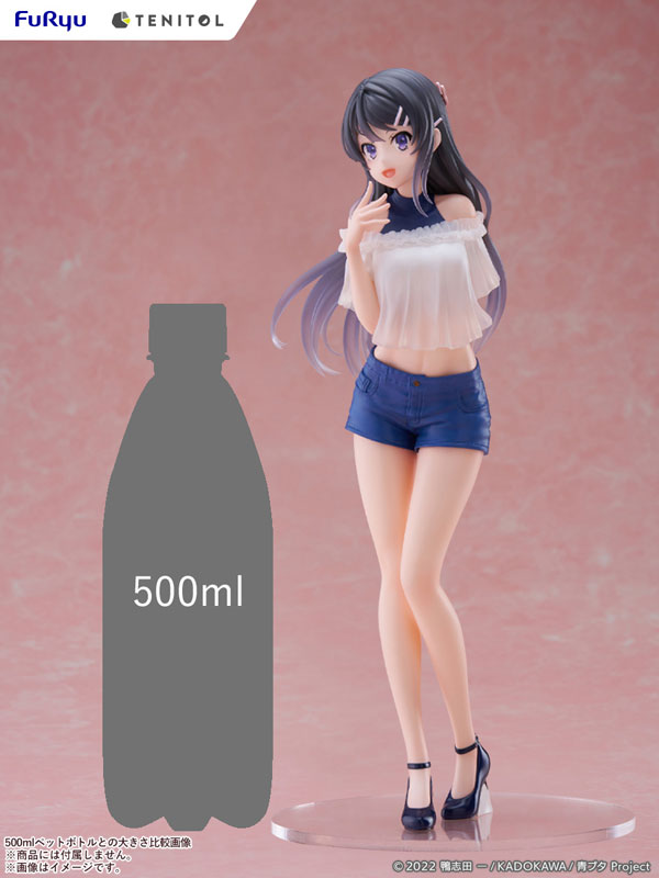 TENITOL TALL Rascal não sonha com a coelhinha Senpai Mai Sakurajima Figura