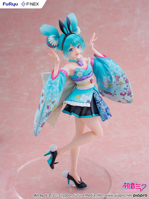 FuRyu Hatsune Miku Wa Bunny 1/7 Figure JAPAN OFFICIAL