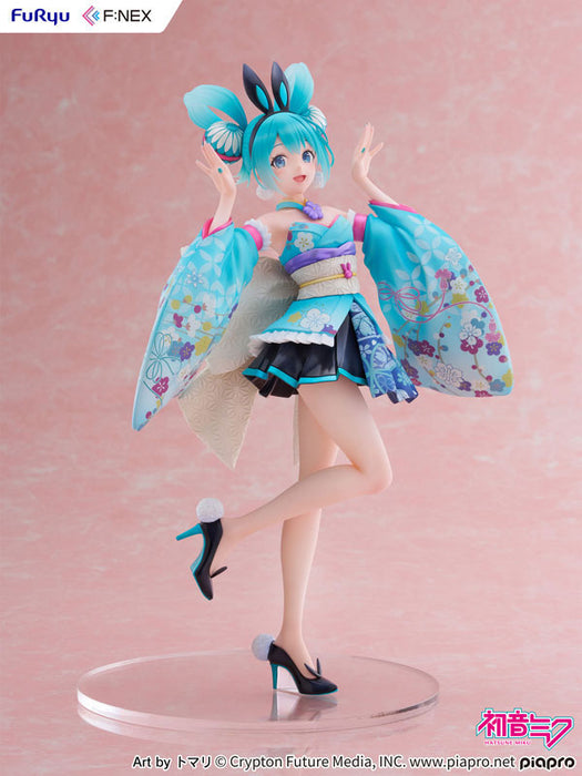 FuRyu Hatsune Miku Wa Bunny 1/7 Figure JAPAN OFFICIAL