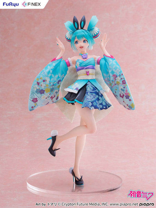 FuRyu Hatsune Miku Wa Bunny 1/7 Figure JAPAN OFFICIAL