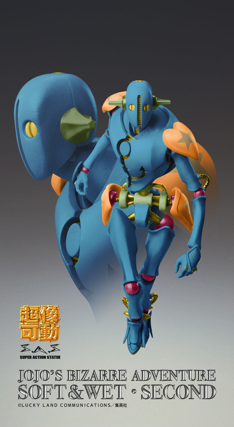 Estátua de super ação JoJo's Bizarre Adventure 8 Segunda figura de ação macia e molhada