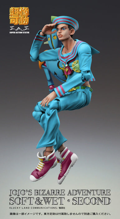 Super Action Statue JoJo's Bizarre Adventure 8 Soft & Wet Second Action Figure