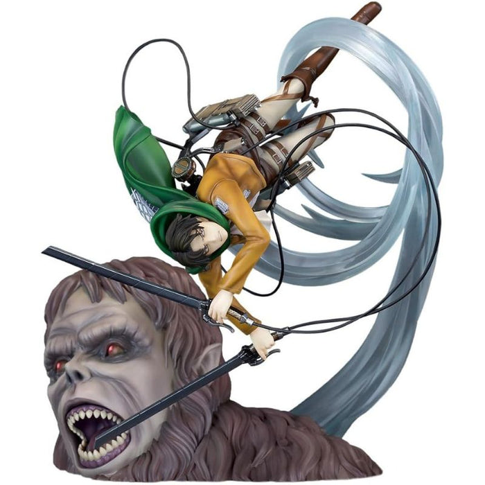 PROOF Attack on Titan Levi vs Beast Titan Figure JAPAN OFFICIAL