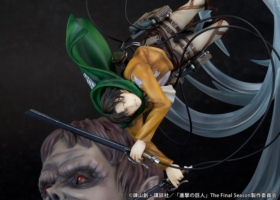 PROOF Attack on Titan Levi vs Beast Titan Figure JAPAN OFFICIAL