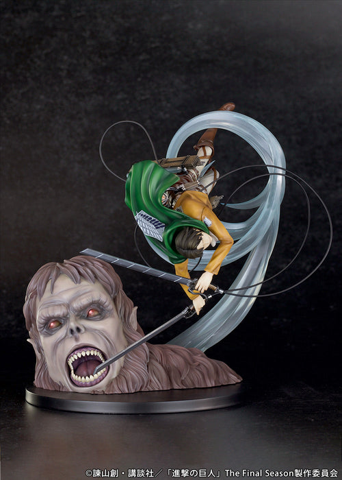 PROOF Attack on Titan Levi vs Beast Titan Figure JAPAN OFFICIAL