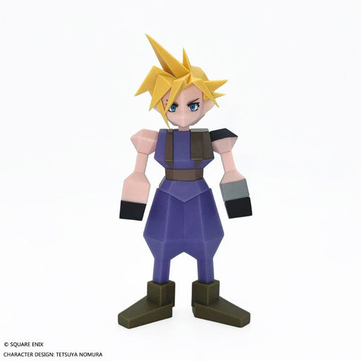 Square Enix Final Fantasy VII Polygon Soft Vinyl Cloud Strife Figure JAPAN