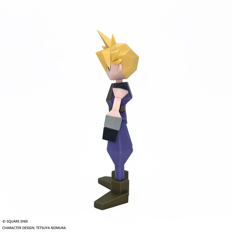 Square Enix Final Fantasy VII Polygon Soft Vinyl Cloud Strife Figure JAPON