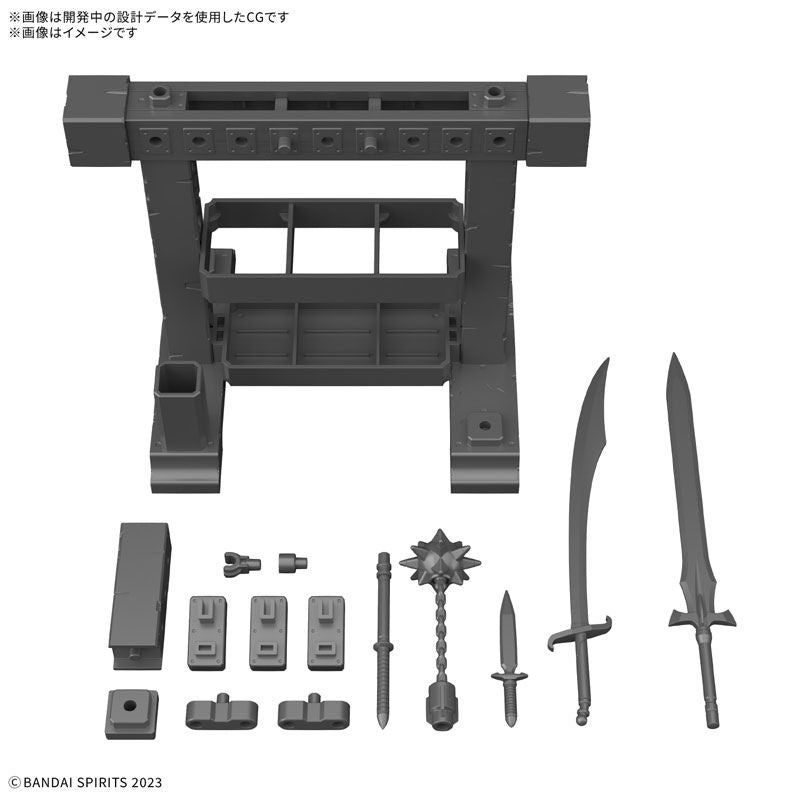 BANDAI 30 Minutes Fantasy Item Shop 3 Weapon Option Model Kit JAPAN OFFICIAL