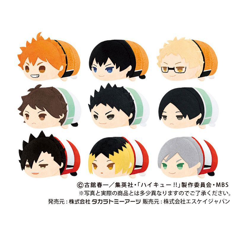 SK Japan MochiMochi Mascot Haikyuu!! vol.4 9Pack BOX Plush JAPAN
