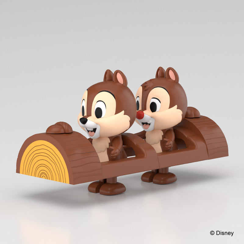 AOSHIMA Rakupura Tokotoko No.DP-12 Disney Charakter Chip & Dale Modellbausatz JAPAN