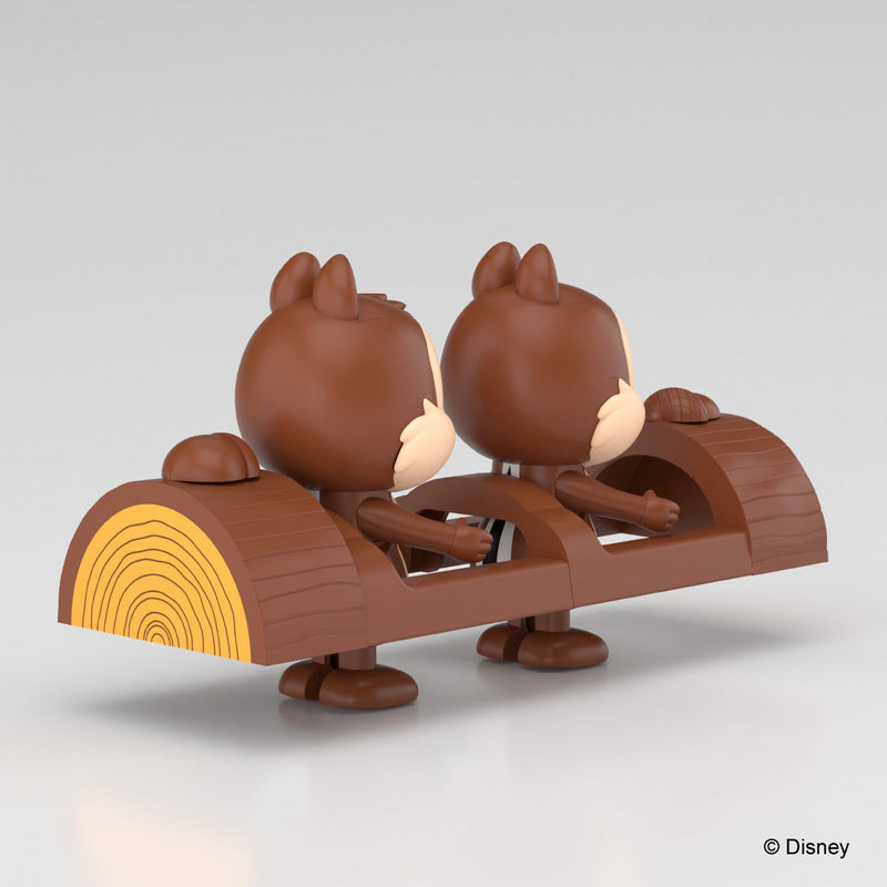 AOSHIMA Rakupura Tokotoko No.DP-12 Disney Charakter Chip & Dale Modellbausatz JAPAN