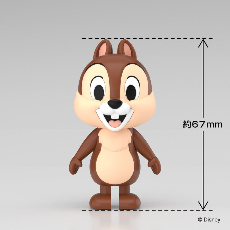 AOSHIMA Rakupura Tokotoko No.DP-12 Disney Charakter Chip & Dale Modellbausatz JAPAN