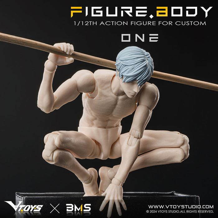 VTOYS x BMS Posable Figure Body ONE VB002 White Skin 1/12 Action Figure JAPAN