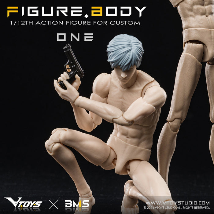 VTOYS x BMS Posable Figure Body ONE VB002 White Skin 1/12 Action Figure JAPAN